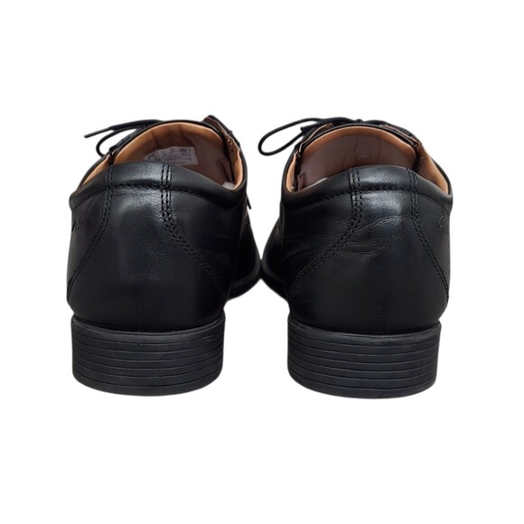 Clarks Whiddon Oxford Shoes Mens Size 13  Black Leather Cap Toe Lace Up Dress main image 4
